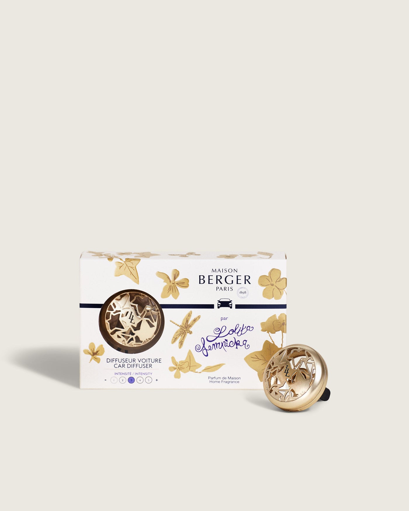 Lolita Lempicka Satin Gold Car Diffuser