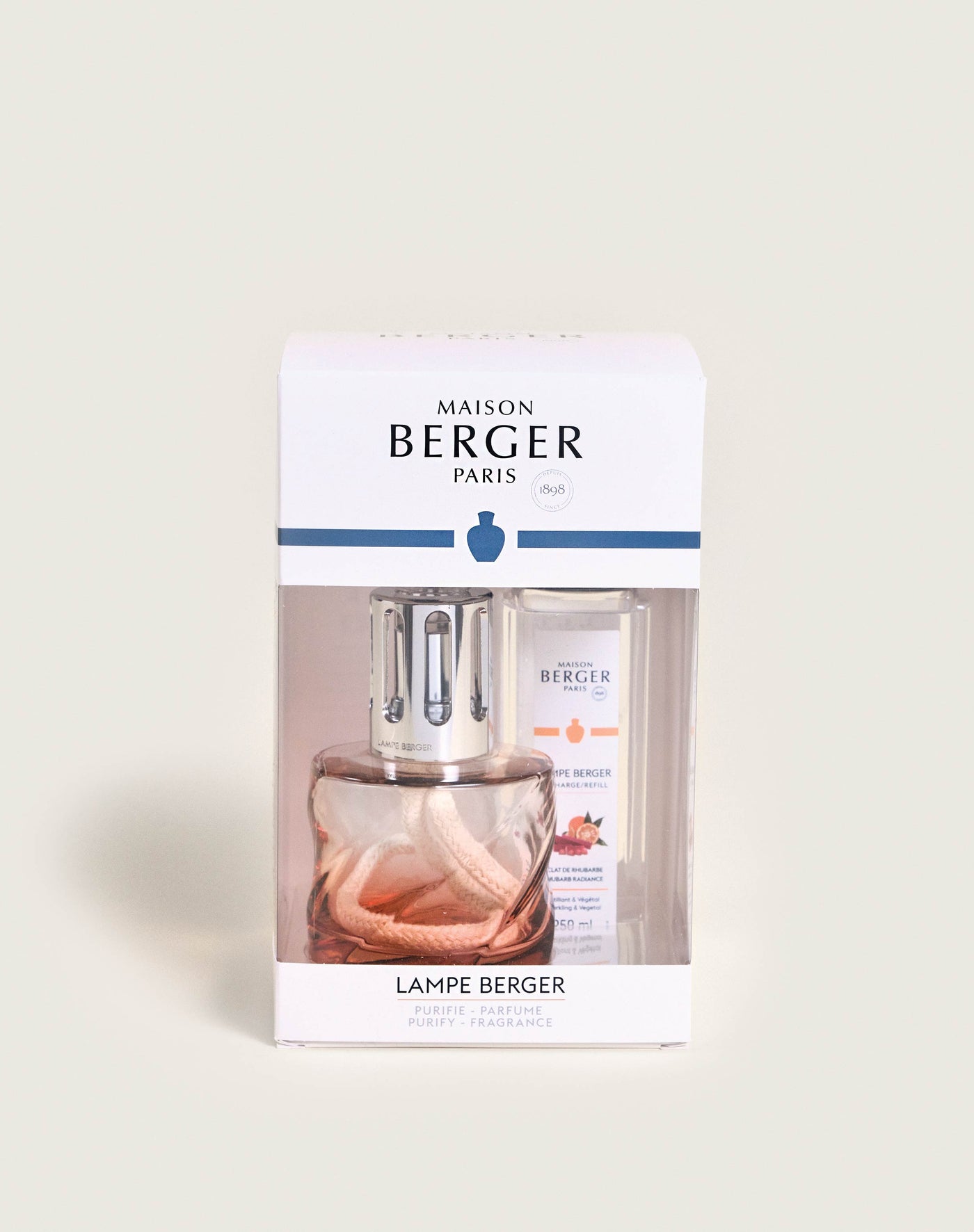 Amber-Pink Spiral Lamp Berger Gift Pack