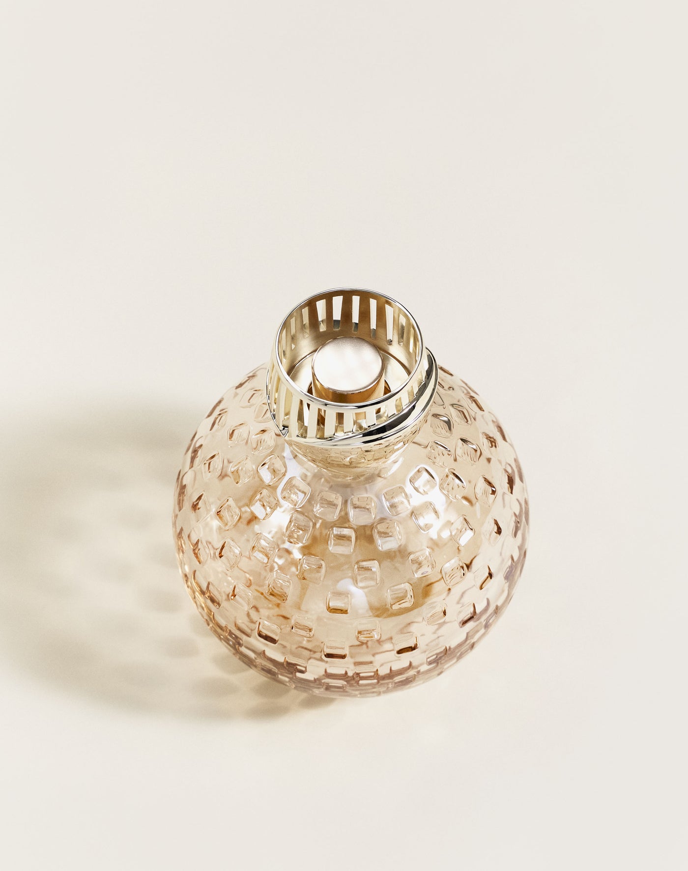 Crystal Globe Beige Lamp Berger Art Edition