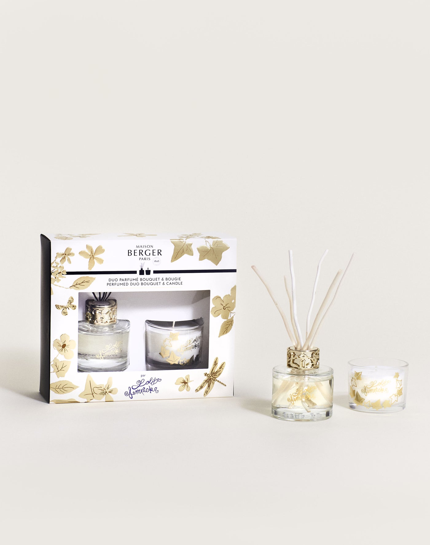 Lolita Lempicka Transparent Mini Bouquet & Candle Duo