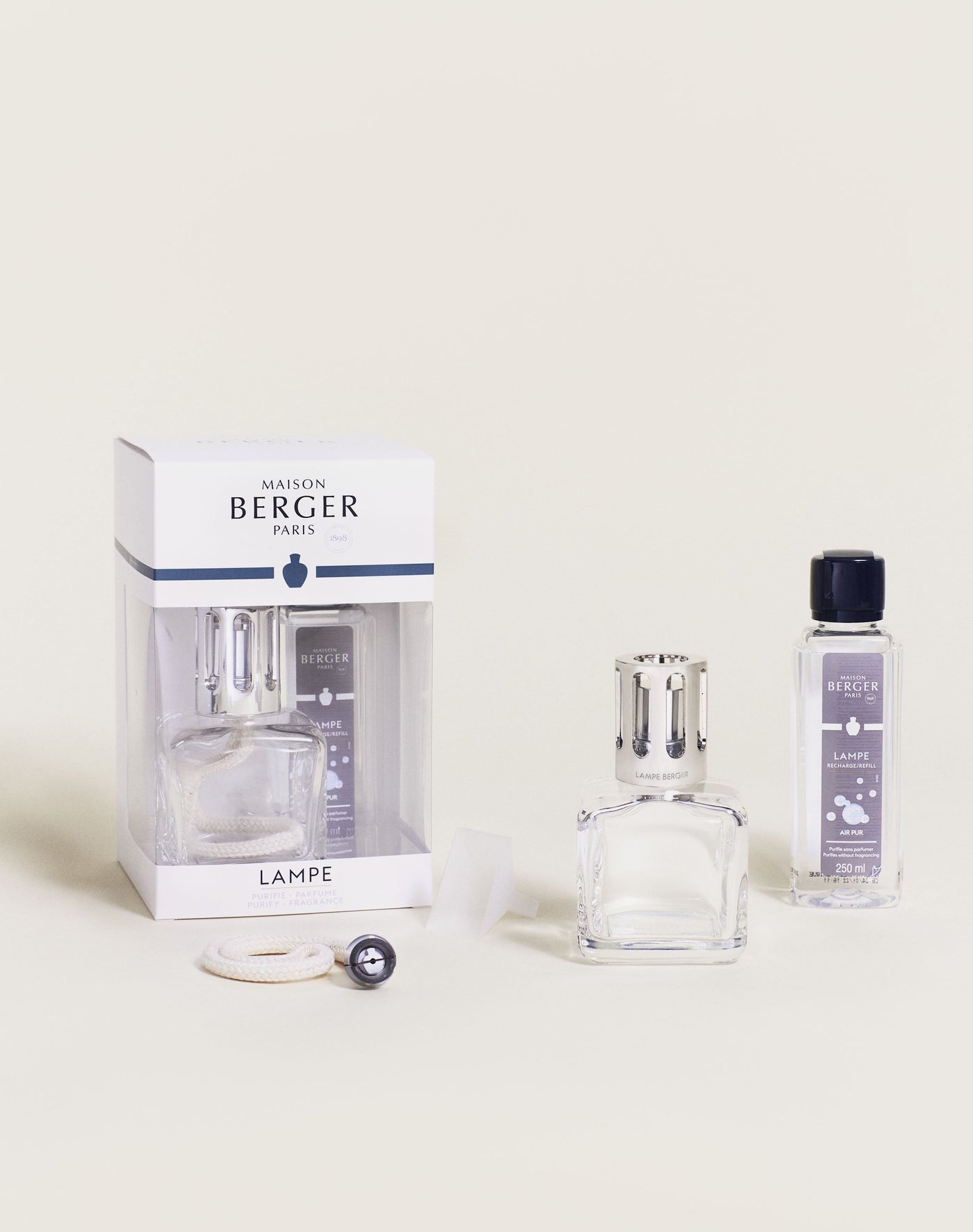 Transparent Ice Cube Lamp Berger Gift Pack