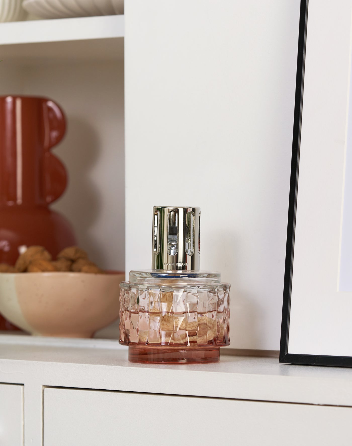 Amber Pink Variation Lamp Berger
