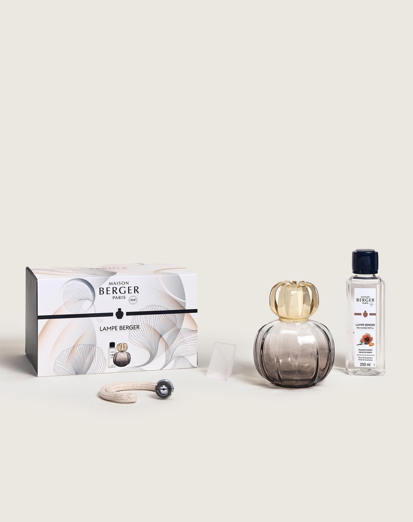 Grey Corali Lamp Berger Gift Pack