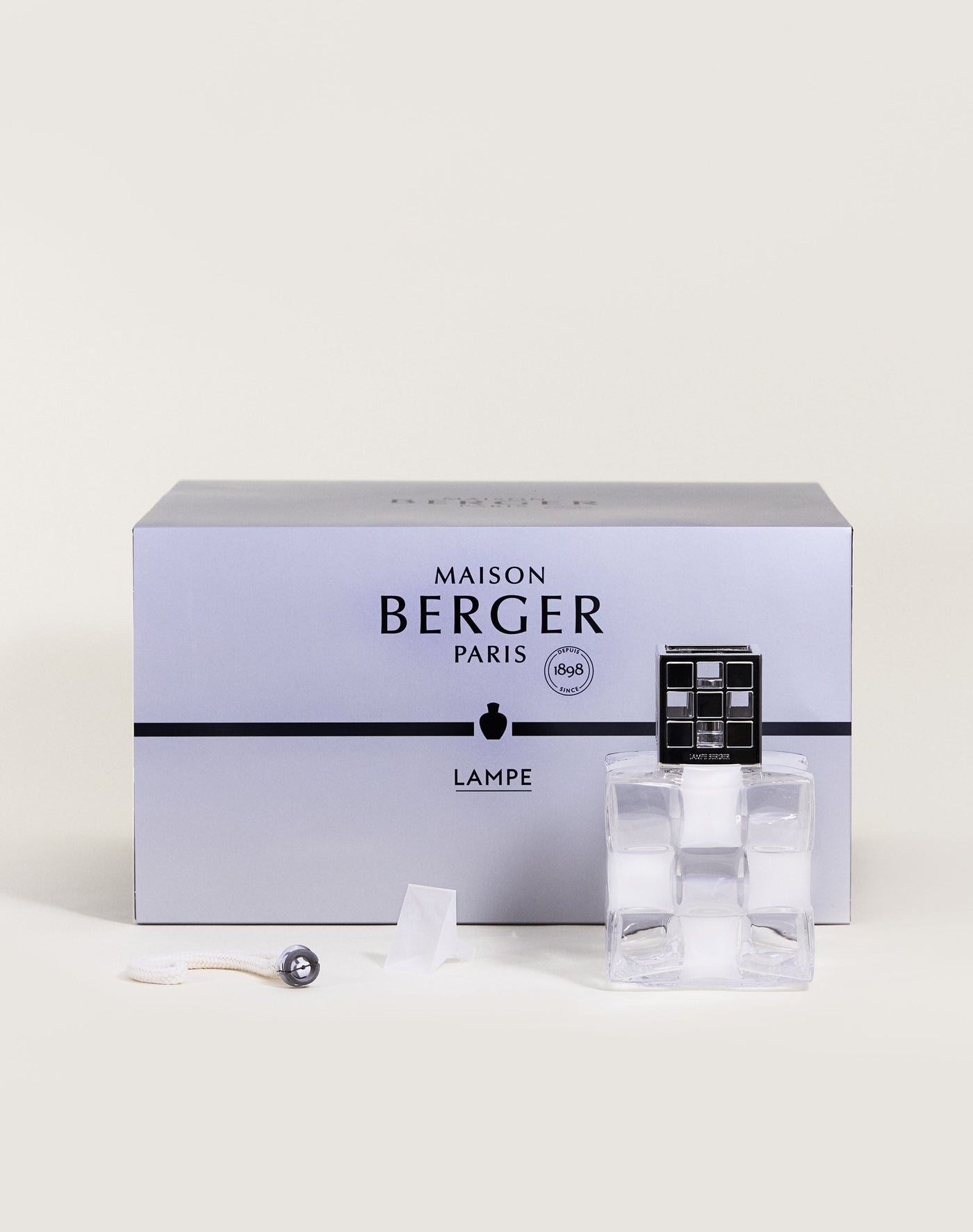 Transparent Damier Lamp Berger Art Edition