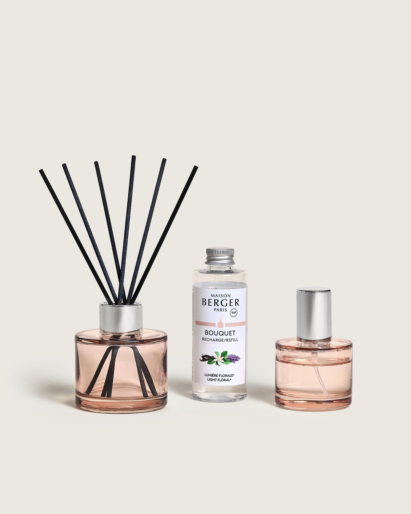 Ophelia Light Floral Mini Bouquet & Home Spray Duo