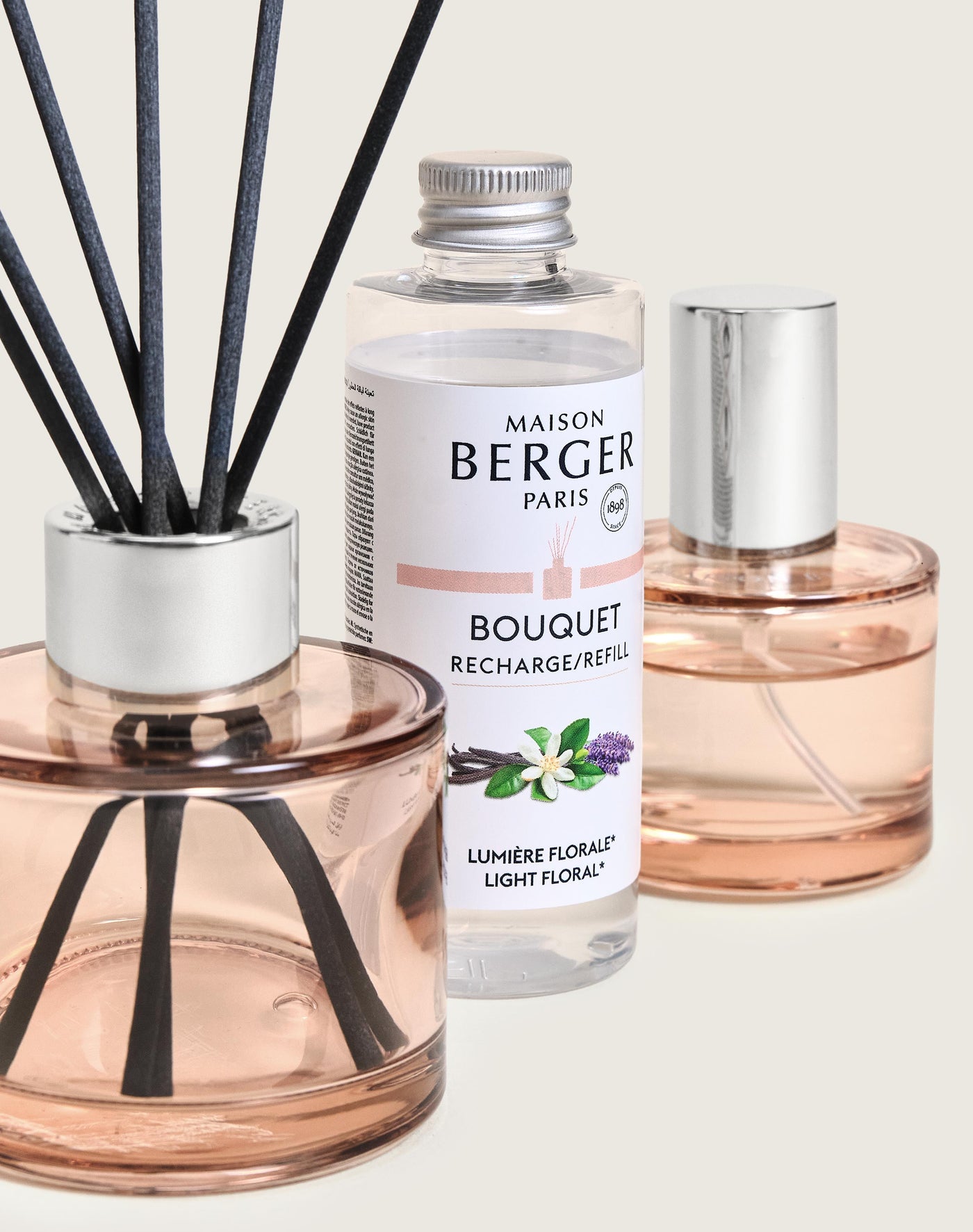 Ophelia Light Floral Mini Bouquet & Home Spray Duo