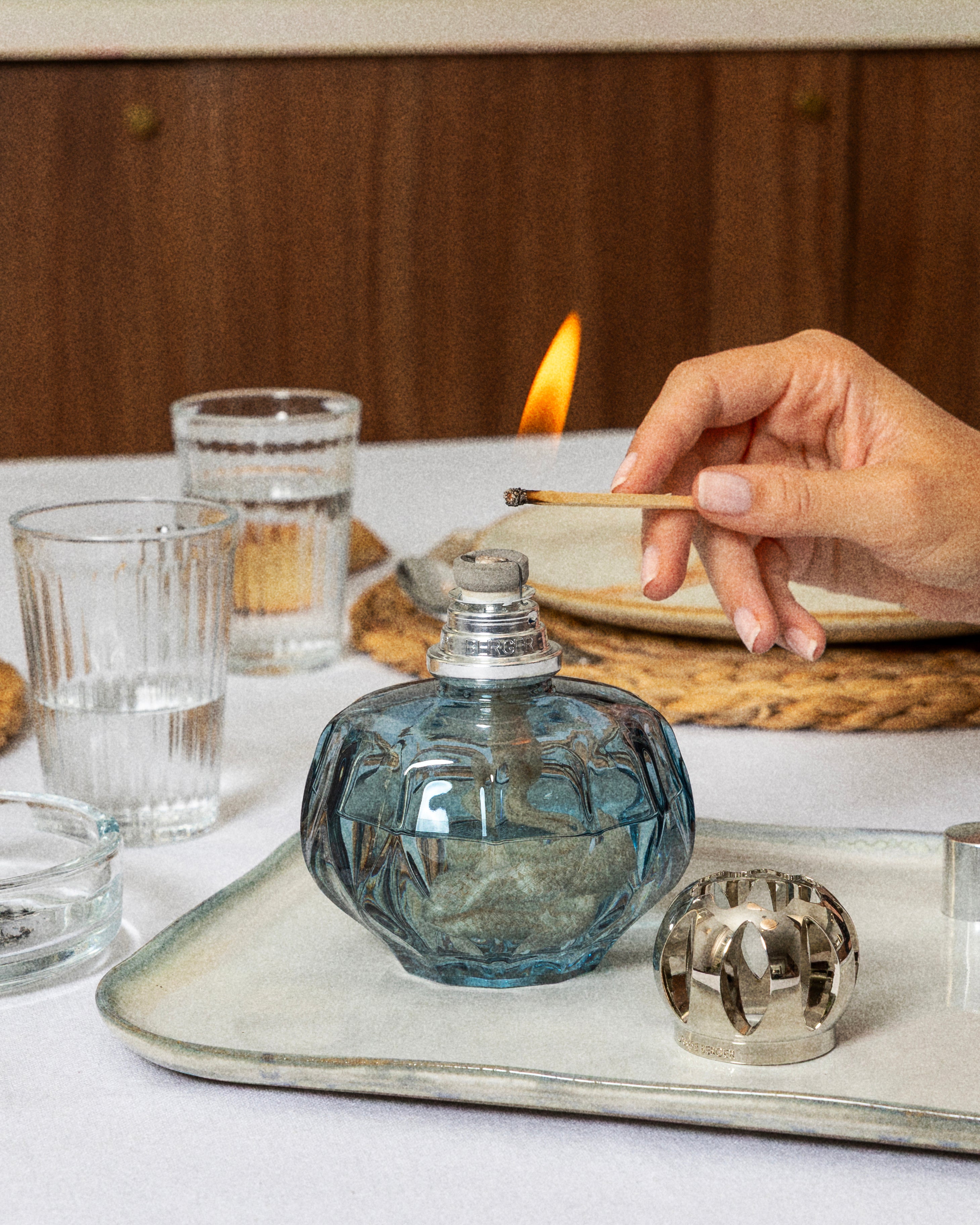 Blue Rosalie Lamp Berger Gift Pack • Maison Berger Paris UK