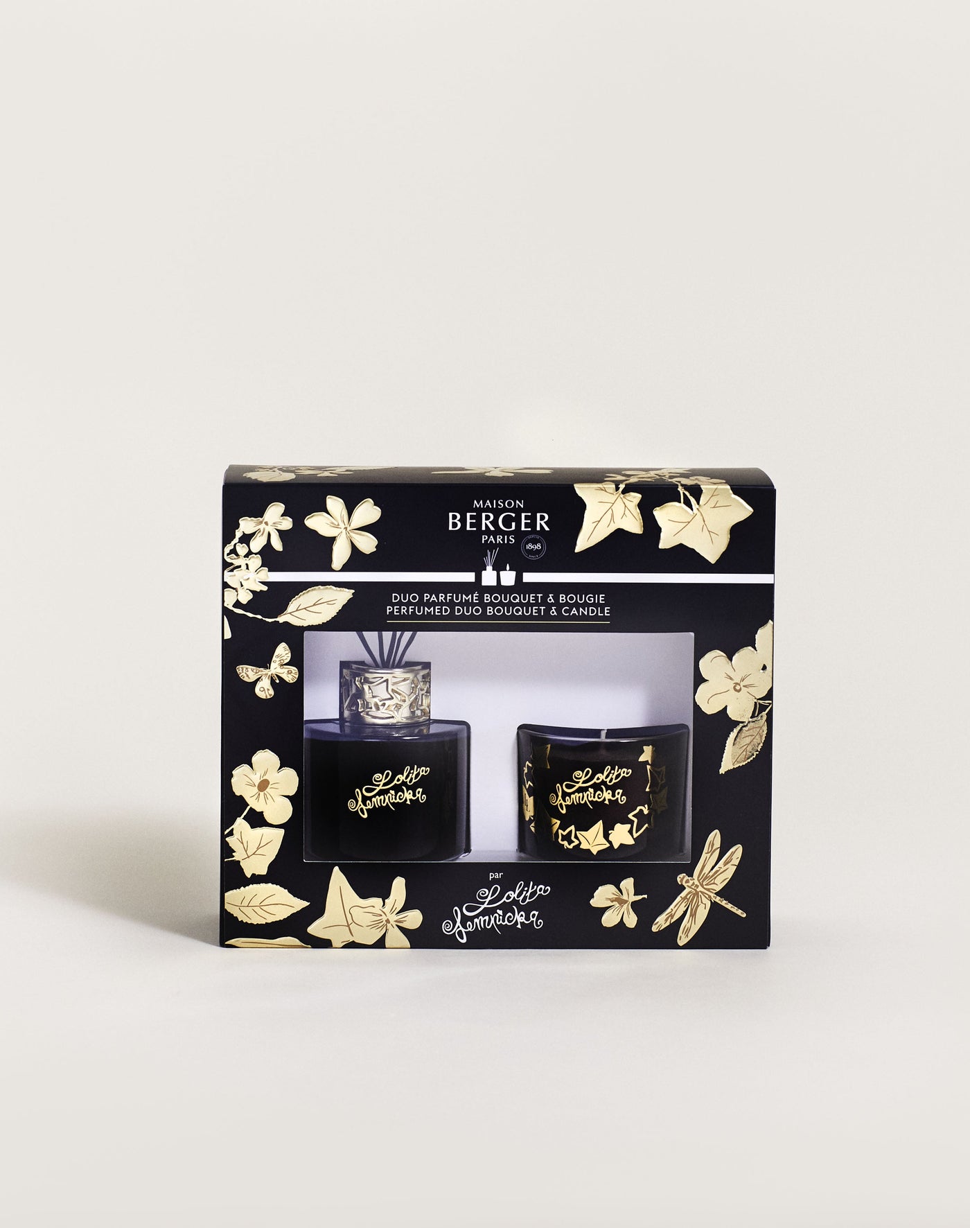 Lolita Lempicka Black Edition Mini Bouquet & Candle Duo