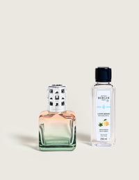 Peach/Green Glaçon Lamp Berger Gift Pack