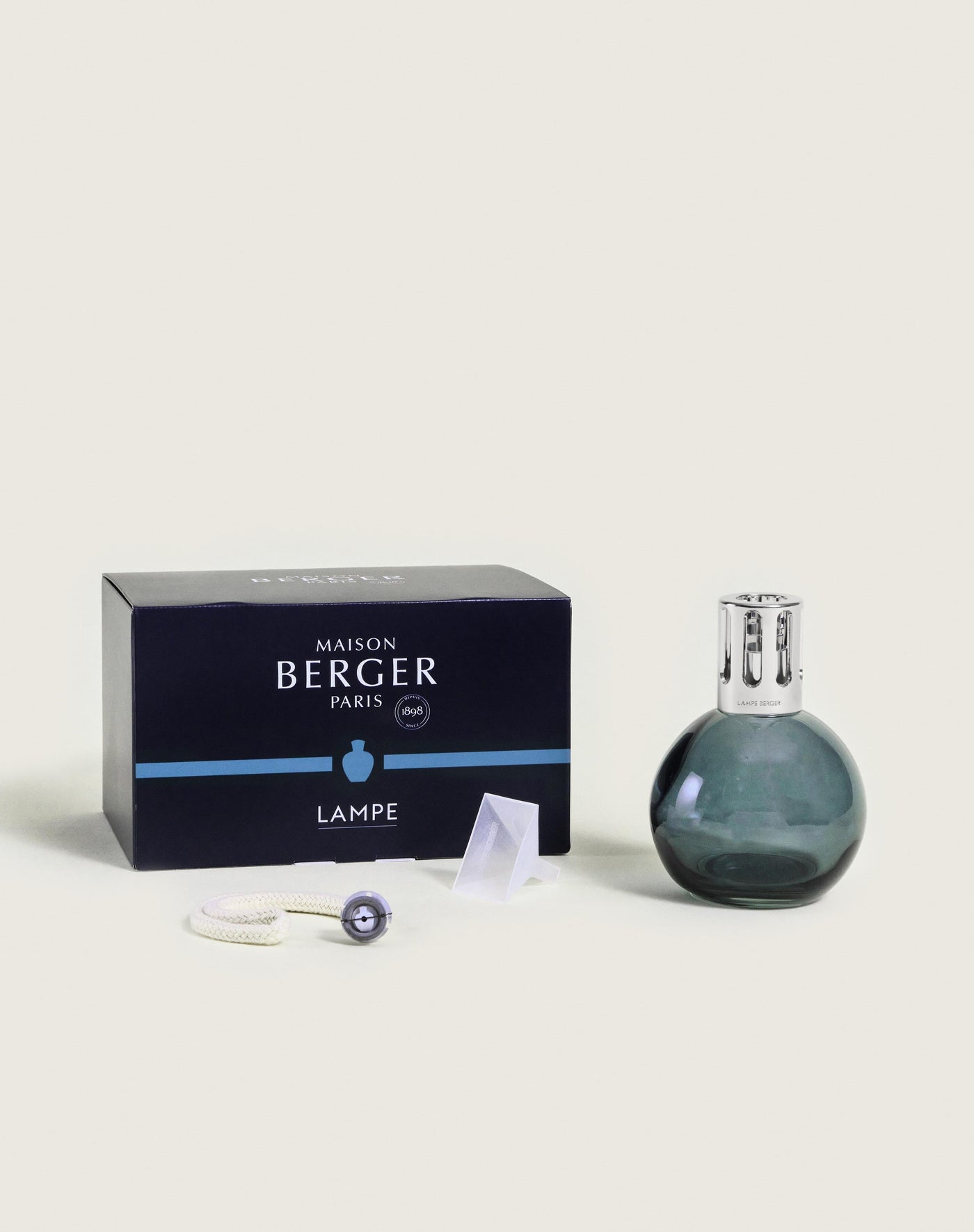 Smoky Grey Boule Lamp Berger