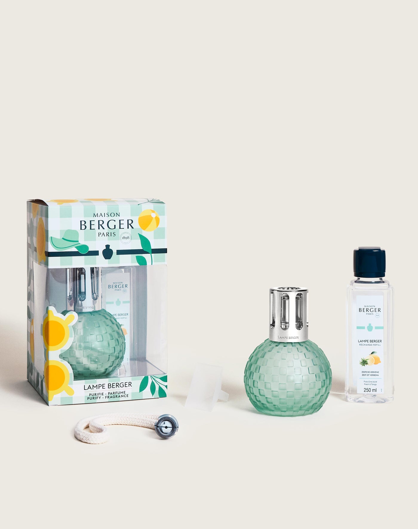 Zest of Verbena Disco Estivale Lamp Berger Gift Pack