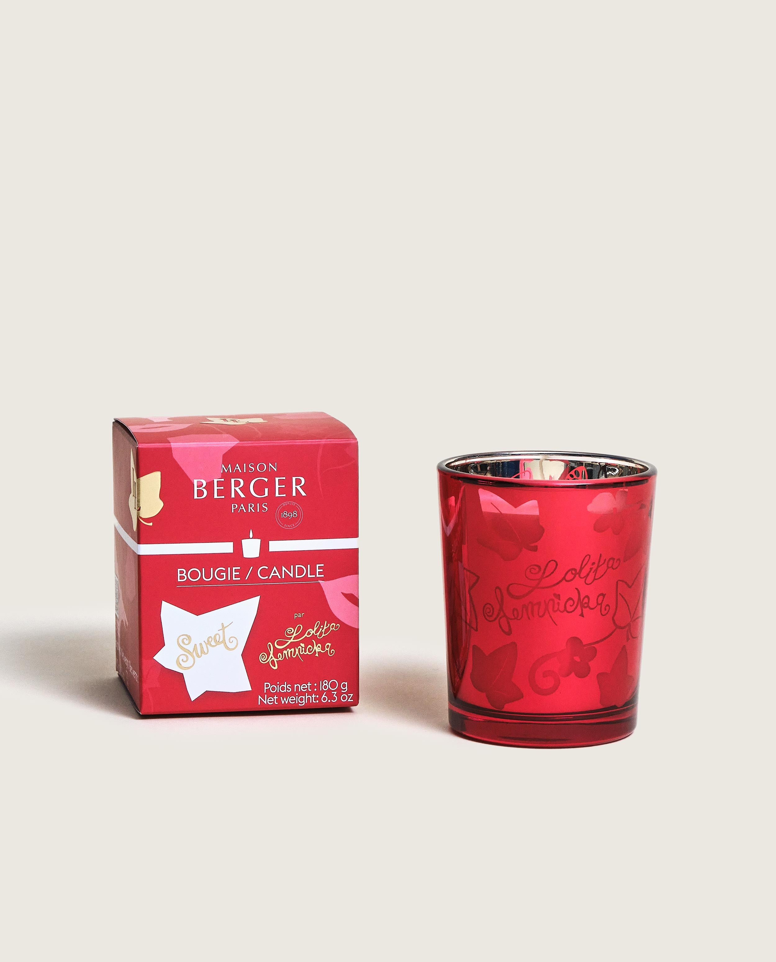 Lampe Berger ダブルハート　芯・箱付き Lolita Lempicka Sweet Candle Holder • Maison Berger Paris UK