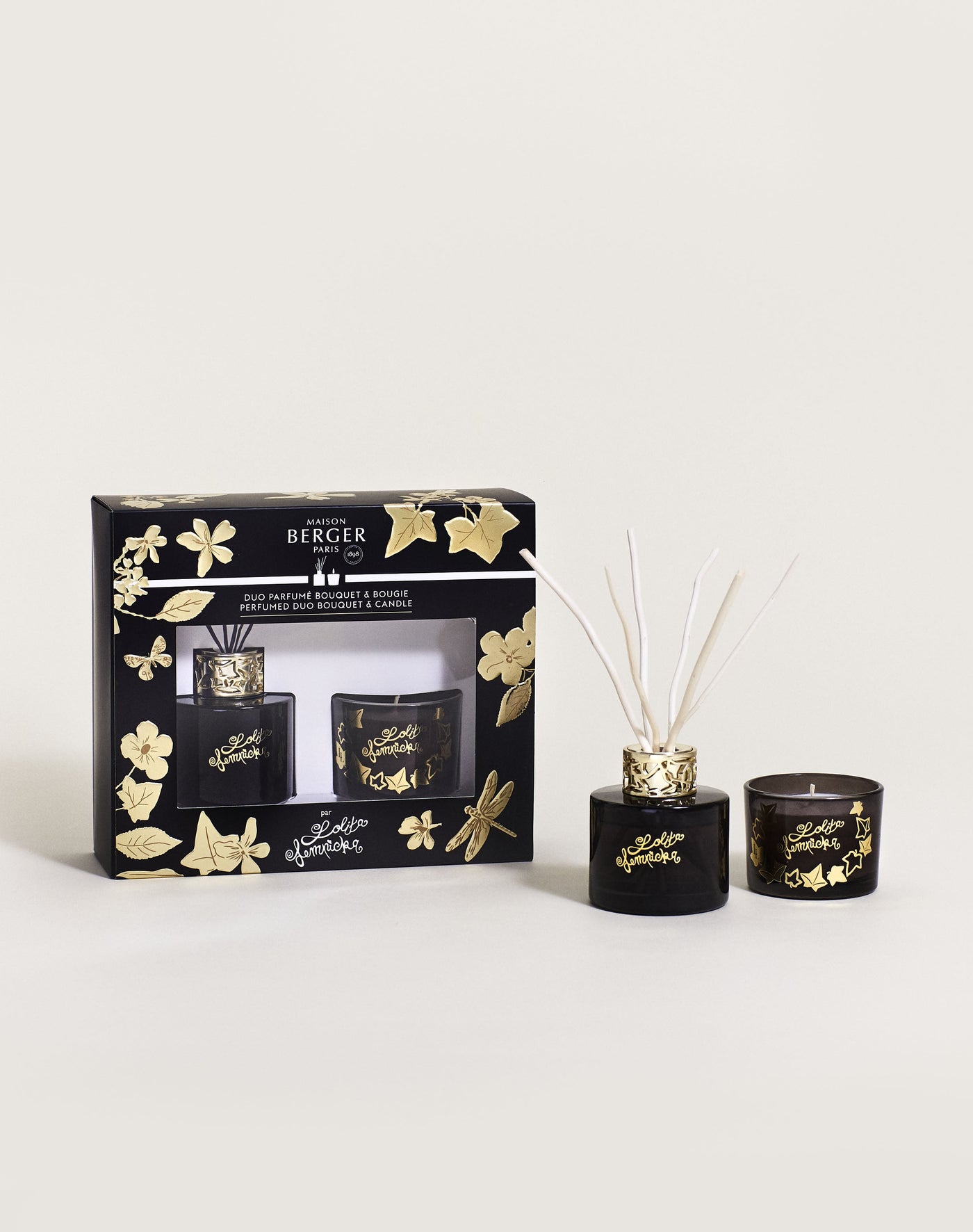 Lolita Lempicka Black Edition Mini Bouquet & Candle Duo
