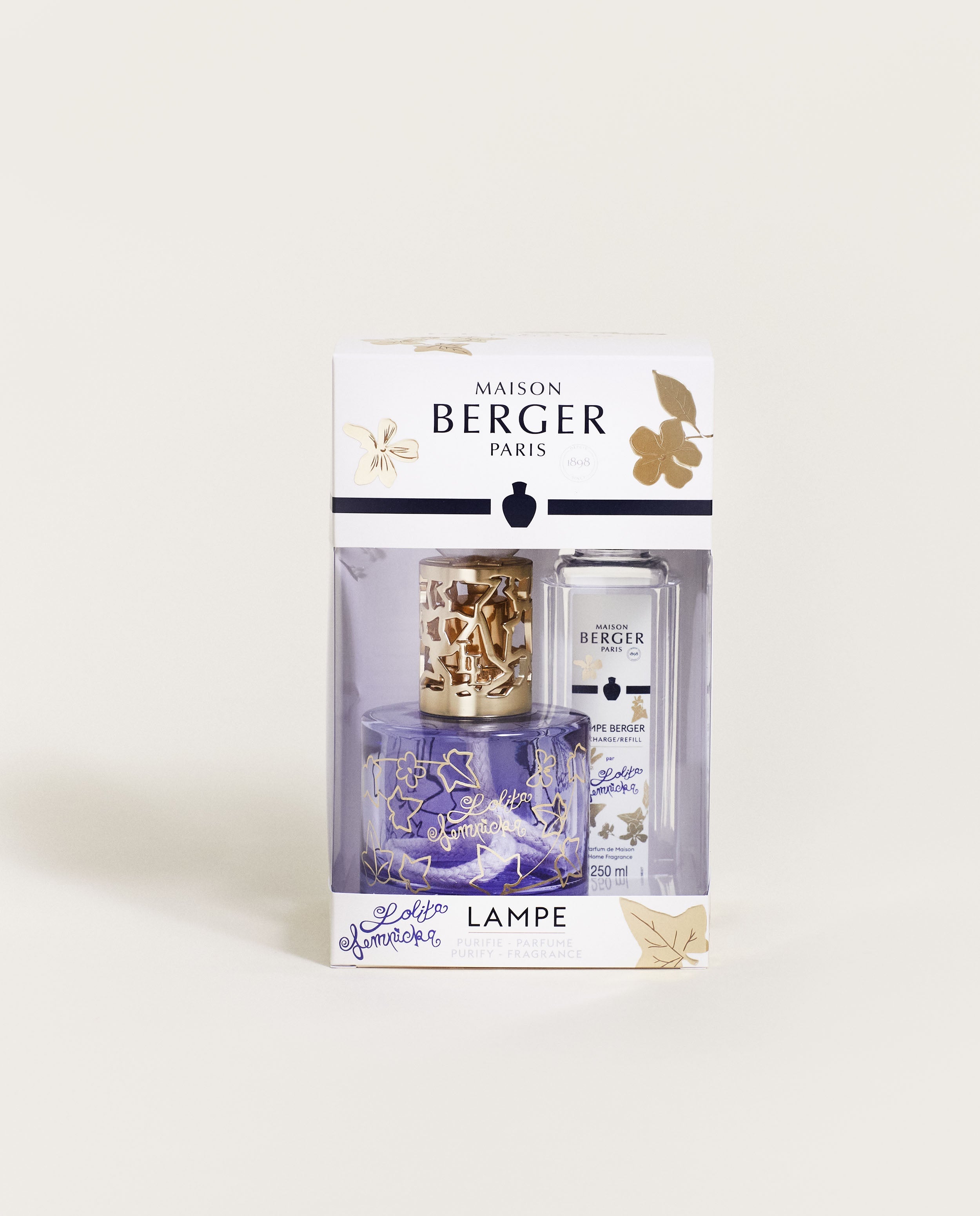 Violet Lolita Lempicka Lamp Berger Pure Gift Pack • Maison Berger