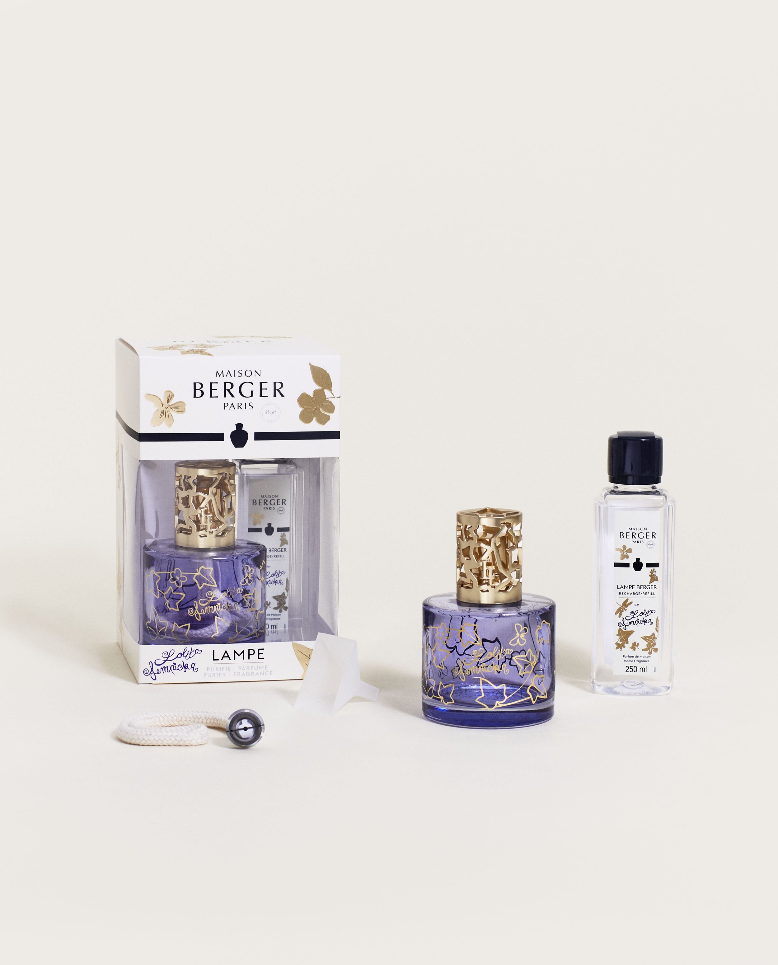 Violet Lolita Lempicka Lamp Berger Pure Gift Pack • Maison Berger
