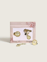 Little Treasures Ophelia Gift Pack Gold car diffuser & key rings